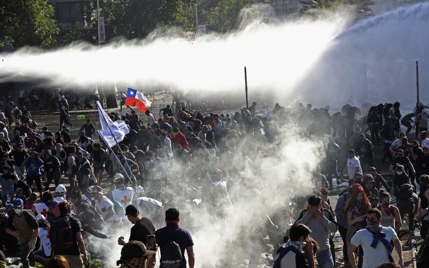 APTOPIX Chile Protest